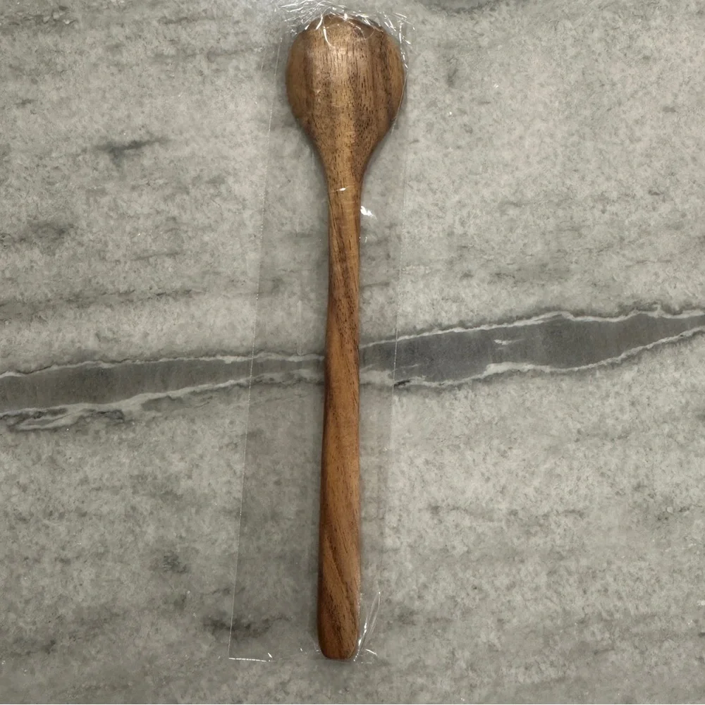 Ryze wooden acacia Spoon with Engraved Handle - Picture 2 of 5